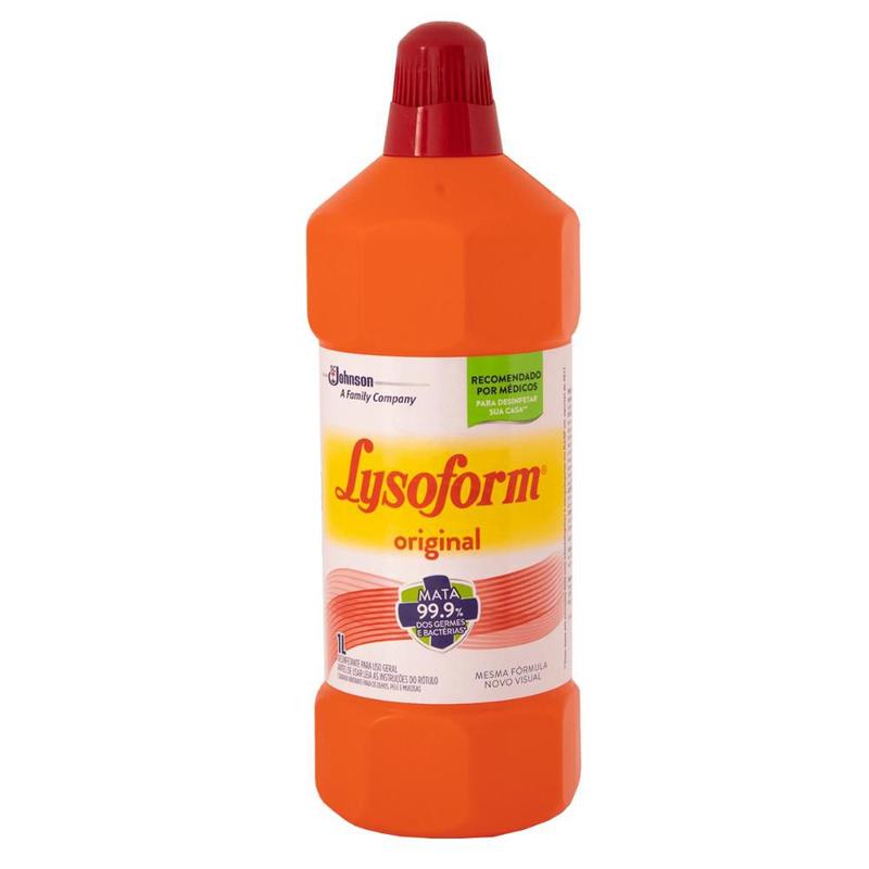 Desinfetante Lysoform Original 1 Litro Johnson - Desinfetante ...