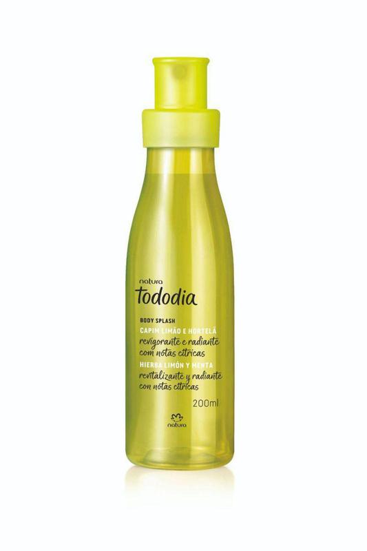 Desodorante Colônia 200ML Todo dia Body Splash Capim Limão e Hortelã ...