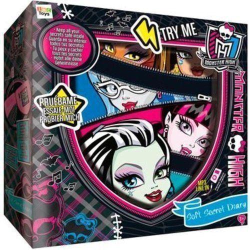 Diário Infantil Monster High Fun Durável e Resistente - Barão Toys ...