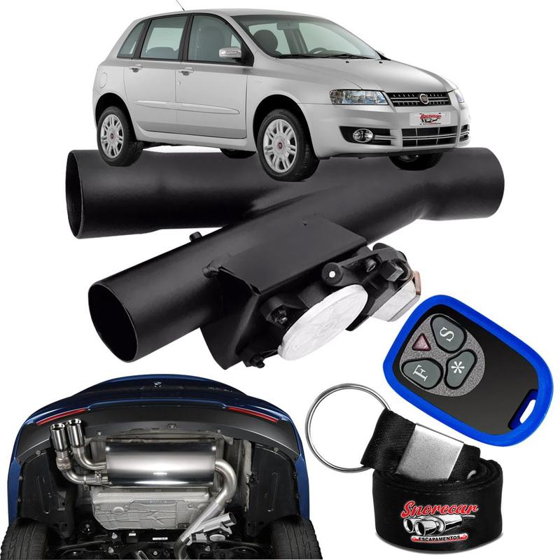 Difusor de Escapamento Esportivo Preto Fosco - Fiat Stilo - Snorecar ...