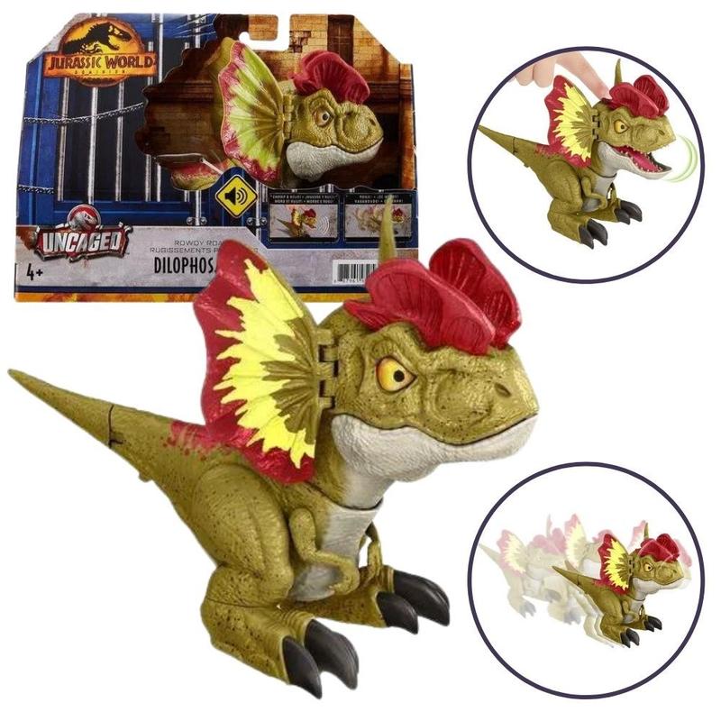 Dinossauro Dilofossauro - Boneco com Som - Jurassic World - Mattel ...
