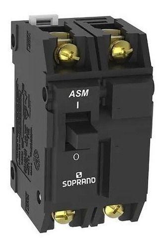 Disjuntor Nema/din Bifásico Soprano 40a Termomagnético - Disjuntor Nema ...