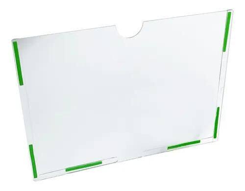 Display Informativo Display Em Acrilico Horizontal Porta Folha A4 com 10 unidades ...
