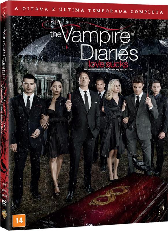 DVD The Vampire Diaries - A 8ª e Última Temporada - 3 Discos - Warner ...