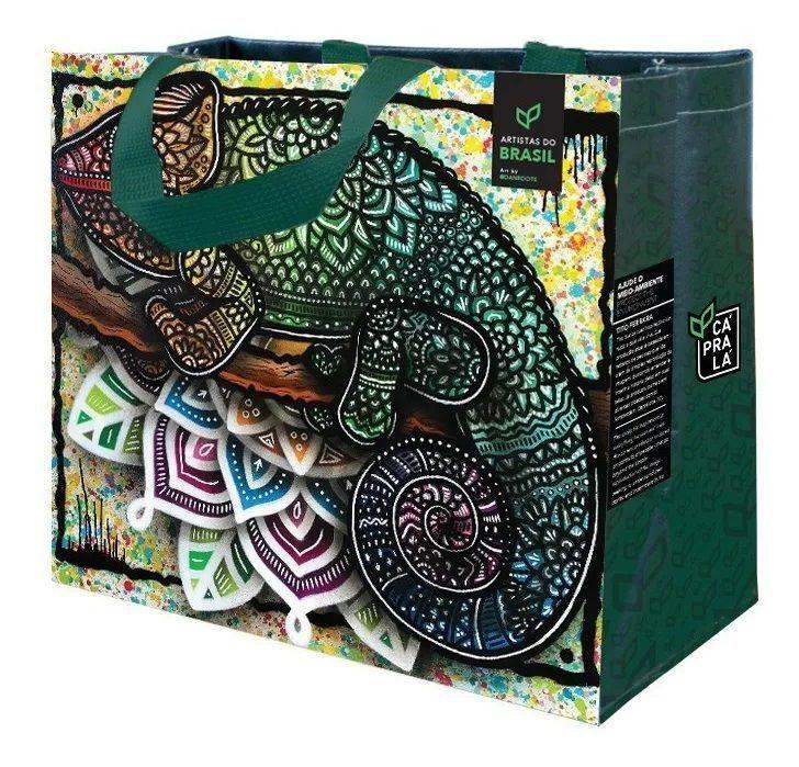 Ecobag de Ráfia Coleção Artistas do Brasil by @DANROOTS - B4U Bags ...