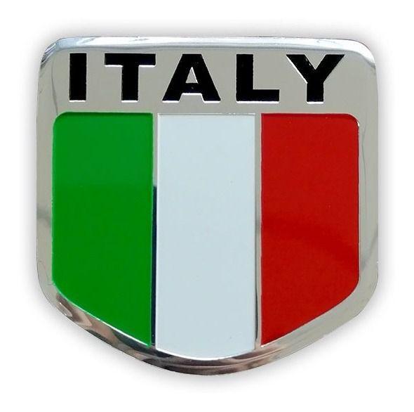 Emblema Bandeira Itália Fiat 500 Uno Palio Linea Punto Argo - Metalmax ...