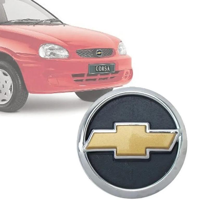 Emblema Dianteiro Chevrolet Corsa 96 A 1999 Simbolo Dourado - RF ...