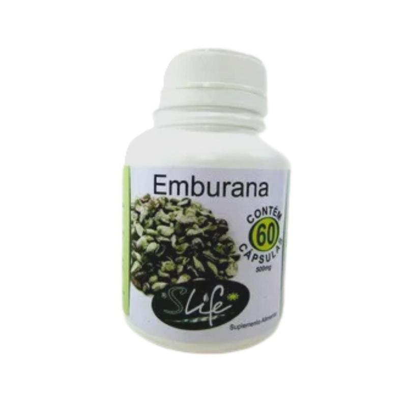 Emburana 100% Pura Com 60 Cápsulas - SLife - Fitoterápicos e Vitaminas ...
