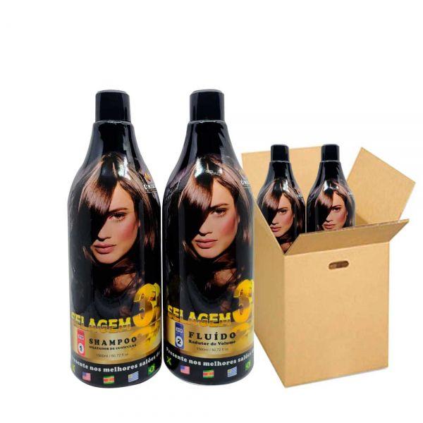 Escova Progressiva e Selagem Unika Beauty 3D com Dois kits ...
