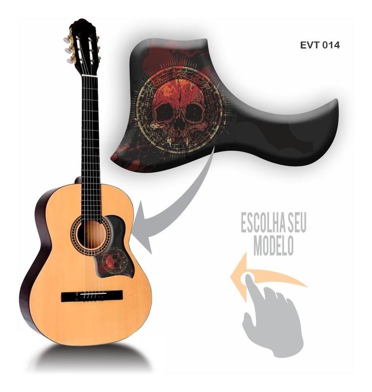 Escudo De Violão Personalizado Resinado Relevo Alto Brilho - Resitank ...