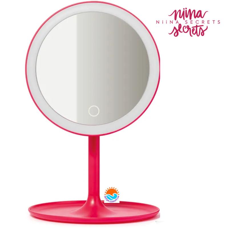 Espelho De Maquiagem Para Viagem Com Espelho De Aumento De