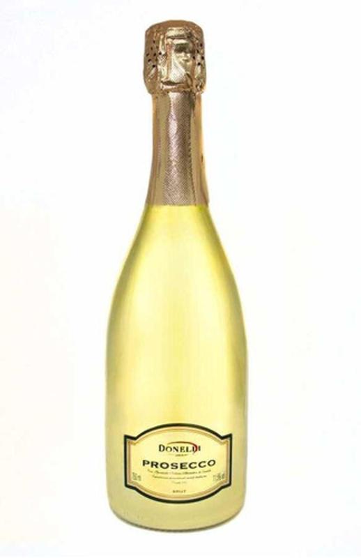 Espumante Prosecco Italiano Donelli Brut - Garrafa Dourada - Espumante ...