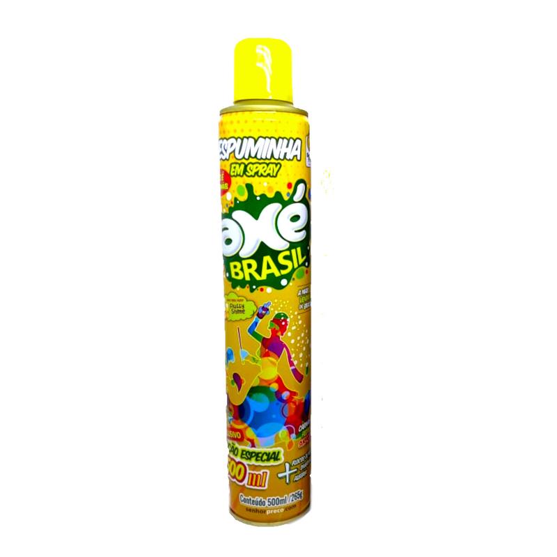 Espuminha Festa Carnaval Axe Brasil LT Amarela 500ml - Senhor preço ...
