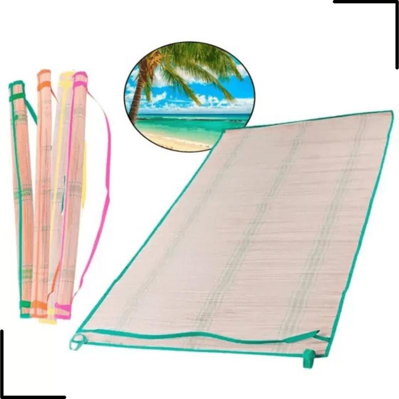 Esteira De Praia Sacola Palha 90 Cm X 1,80 Cm Com Alça Bel - Esteira de ...