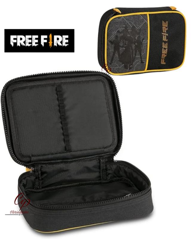 Estojo Box Escolar Oficial Free Fire - Clio Style - Estojo escolar ...