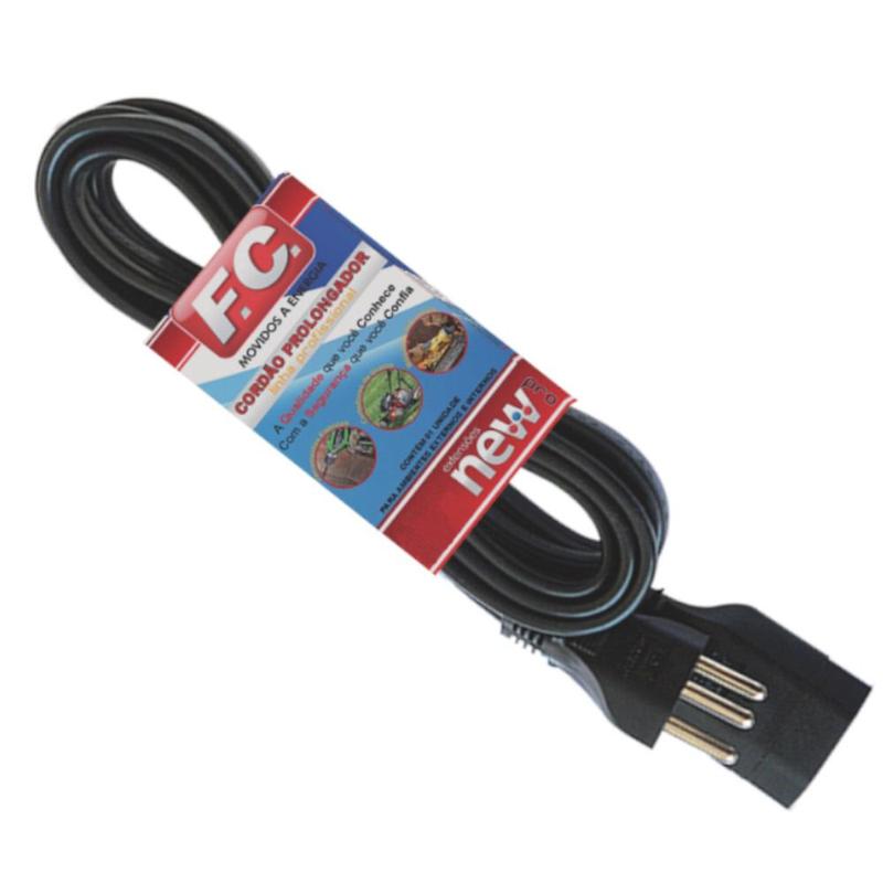 Extensão elétrica de 10 metros 3 x 1,50 mm 2p+t - FC - Extensão ...