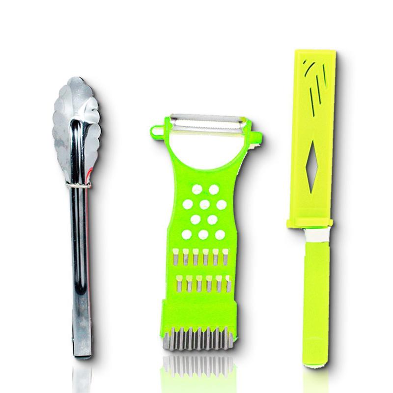 Faca Ralador Faca, ralador e pegador - jg de cozinha - 3 pcs - 123Útil - Facas ...