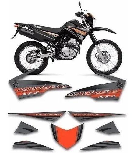 Faixa Adesivo Lander 250 Xtz Preta 2014 2015 14 15 Lander250 - LEG ...