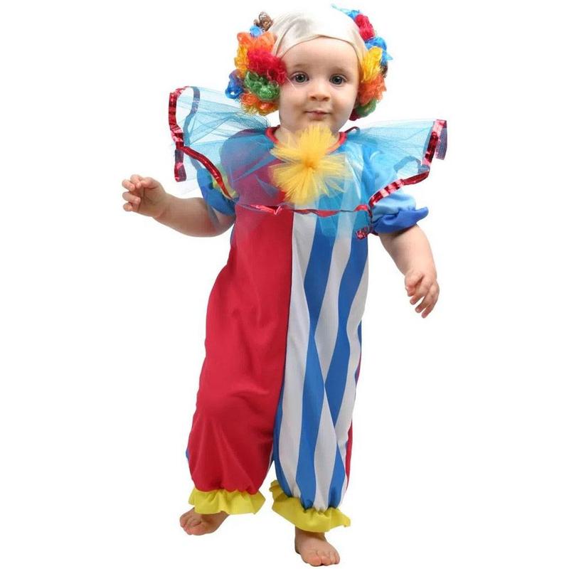 Fantasia Palhaço Infantil para Bebê com Peruca - Sulamericana Fantasias ...