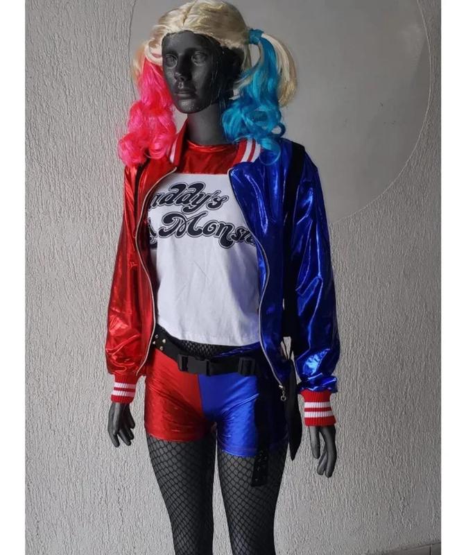 Fantasia/roupa Arlequina Esquadrão Suicida Adulto Luxo - DIRCEU ...