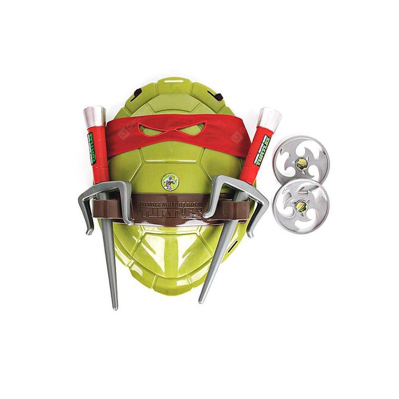 Fantasia Tartarugas Ninja Casco E Acessórios Tmnt Raphael - Ms Santos ...
