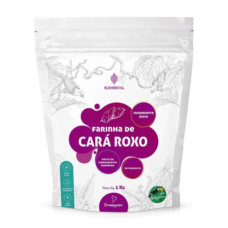 Cara Roxo Farinha De Cará Roxo Terramazonia 1Kg - Terramazonia Superplants ...