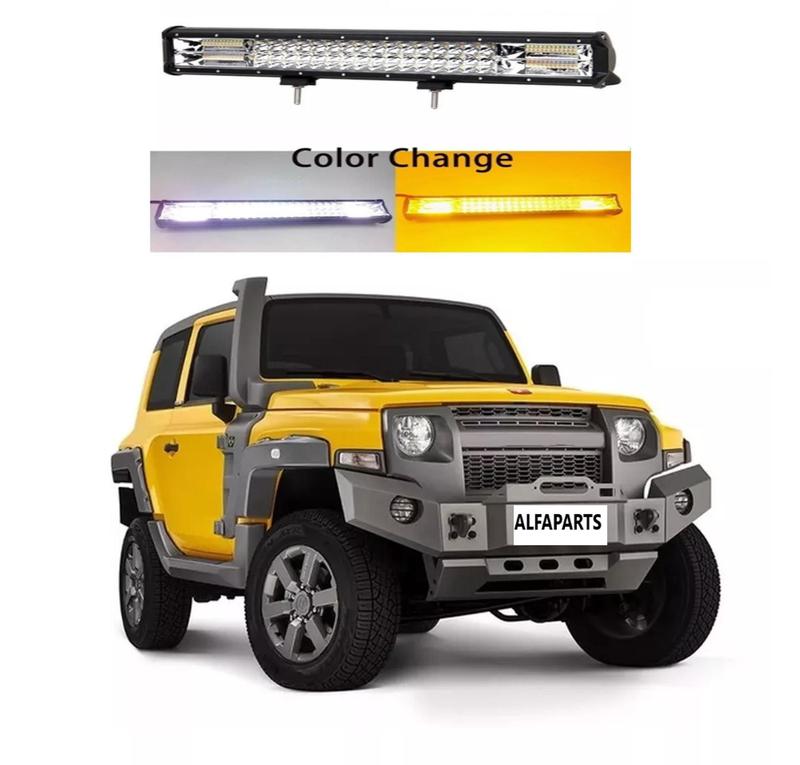 Kit éclairage LED Willpower – 1 Barre 20 Pouces 288W + 2 Rampes 4 Pouces 36W, Faisceau Combo, IP67, Pour 4x4, SUV, Camion, Tracteur (12V/24V)