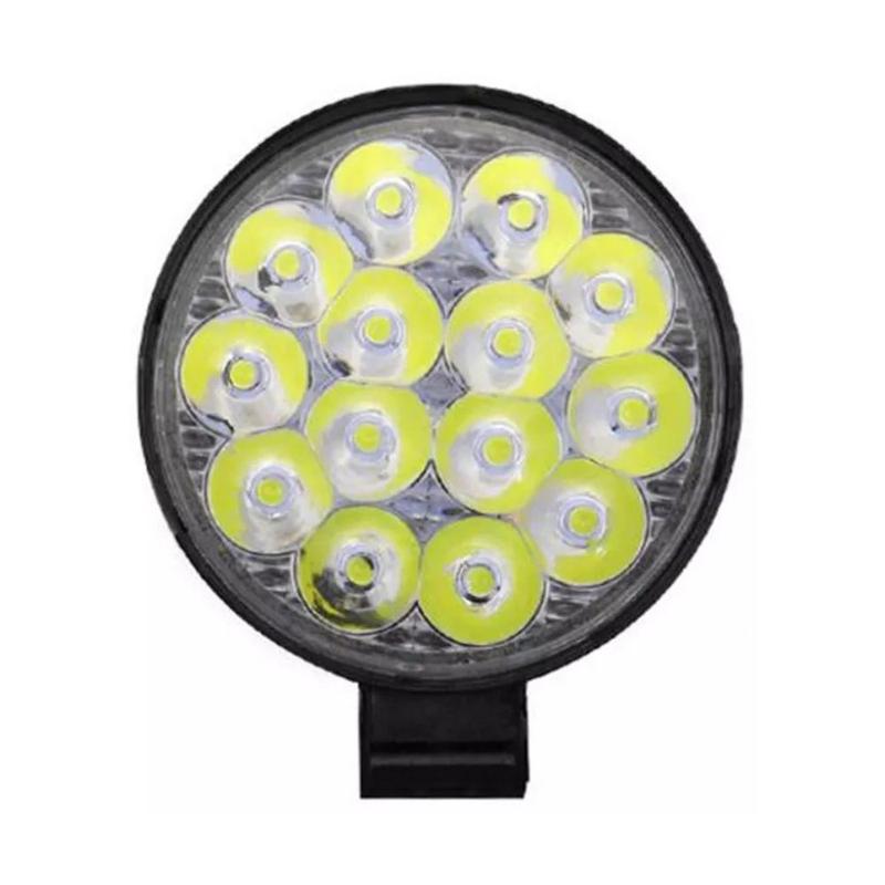 Farol de Milha Redondo 42w Par de Lâmpada Led Carro A Prova D'Agua IP67 ...