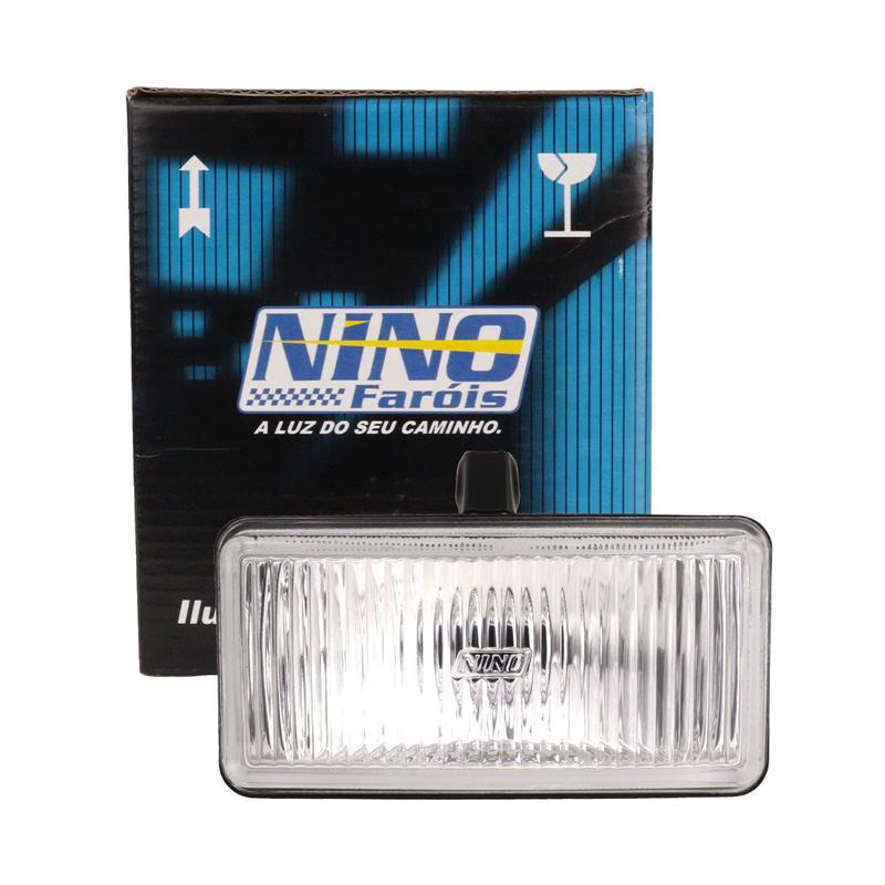 Farol de Milha Retangular Auxiliar Universal Lente de Vidro 152X78MM ...