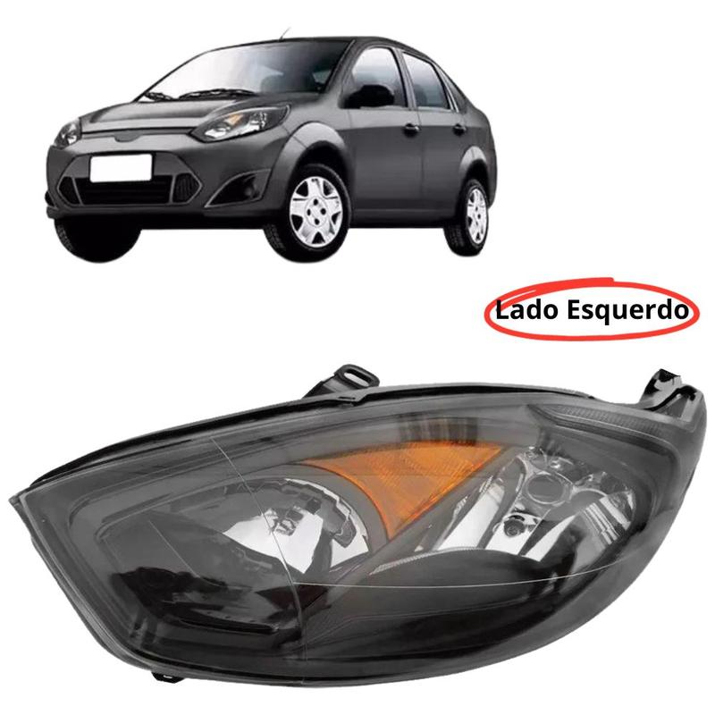 Farol Dianteiro Ford Fiesta 2010 2011 2012 2013 2014 - KIT - Farol de ...