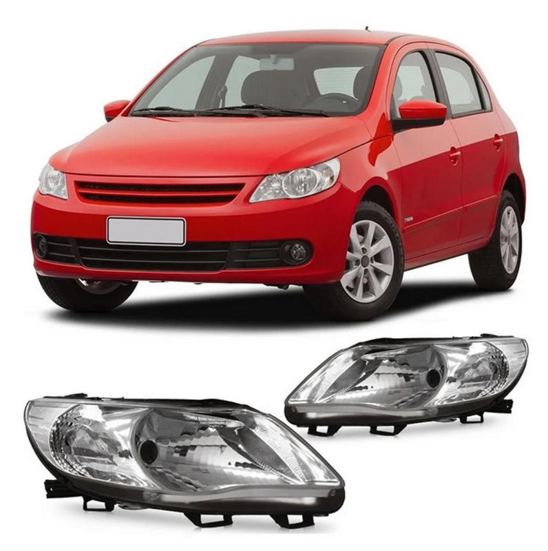 Farol Gol G5 Foco Simples 2009 2010 2011 2012 Esquerdo - Volkswagem ...