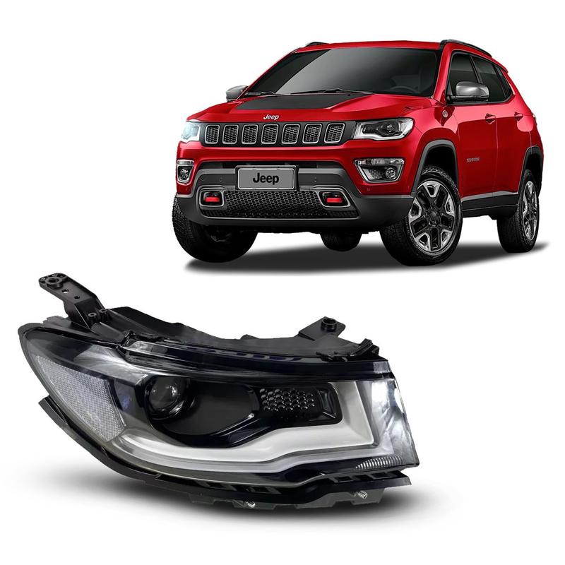 Farol Principal Dianteiro Lado Direito Passageiro Elétrico com Xenon