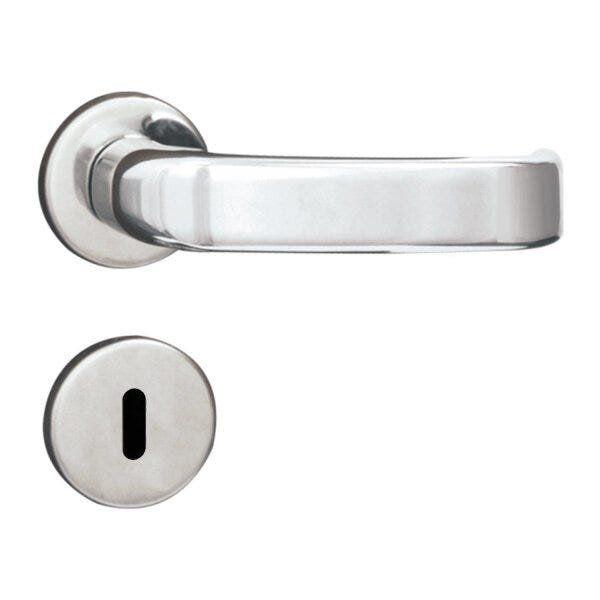 Fechadura para Porta de Quarto Interna com Roseta Napoli 40mm MGM ...