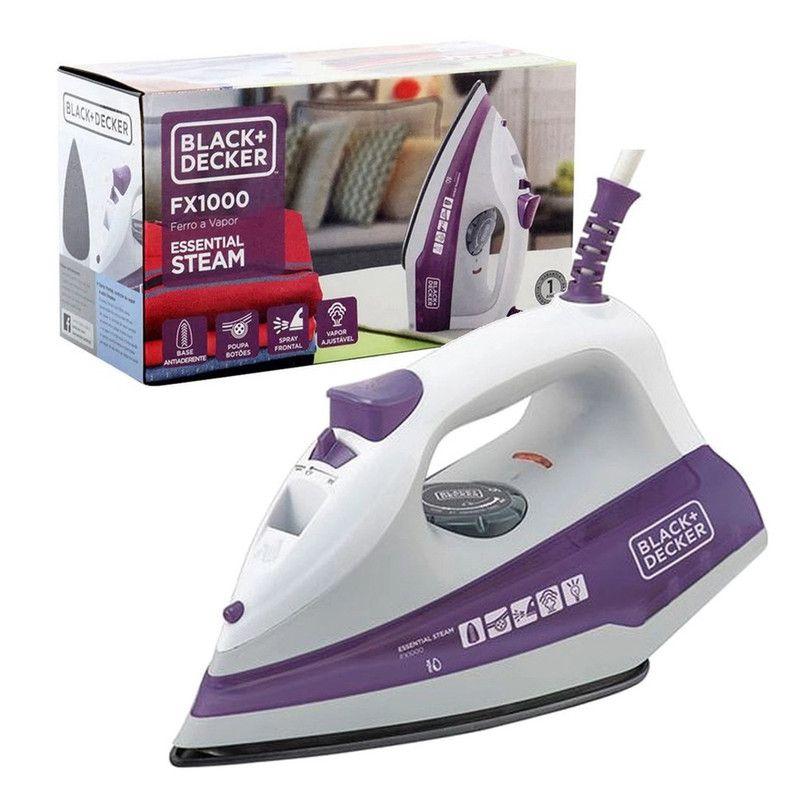 Ferro Black Decker Spray Frontal Á Vapor 110v Roxo - Black&Decker ...
