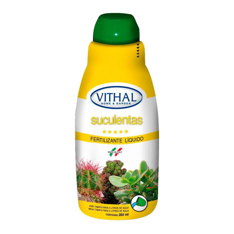 Fertilizante Líquido para Suculentas Vithal 250ml - Fertilizante para ...