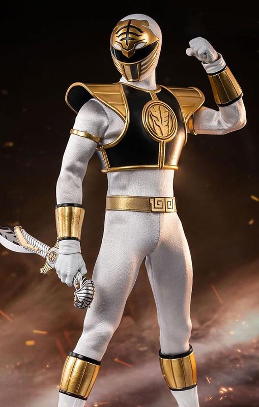 Figura White Ranger - Mighty Morphin Power Rangers - Threezero ...