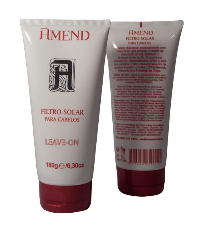 Filtro Solar Para Cabelos Amend - 180G - Protetor Solar - Magazine Luiza