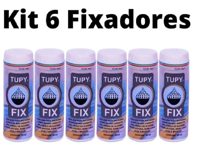 Fixador para Tingir Tecidos com 6 unidades de 45g cada - Tupy - Pintura ...