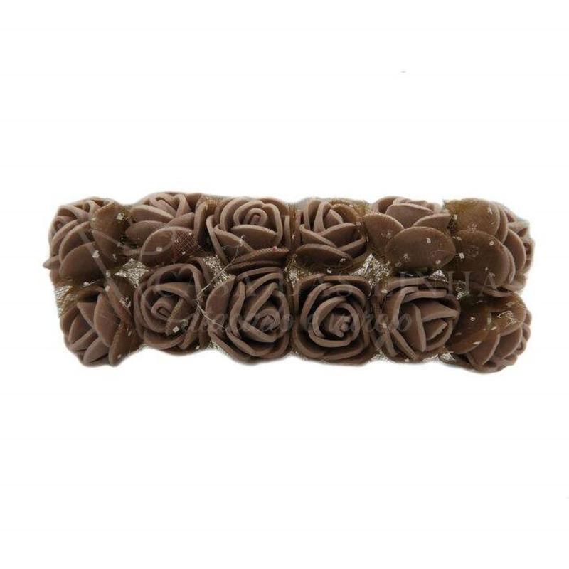 Flor Mini Rosa em EVA 20mm NYBC - 144 Unidades - Flores Artificiais ...