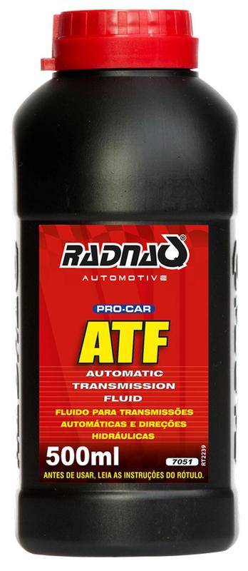 Fluido Para Transmissão Automática e Direção Hidráulica ATF Radnaq ...