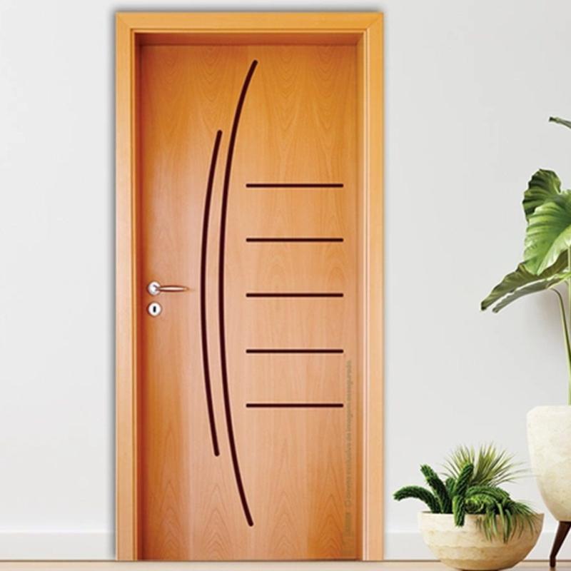 Folha de Porta em Madeira Semi Oca HDF Frisada 37 210x80cm Mapaf ...
