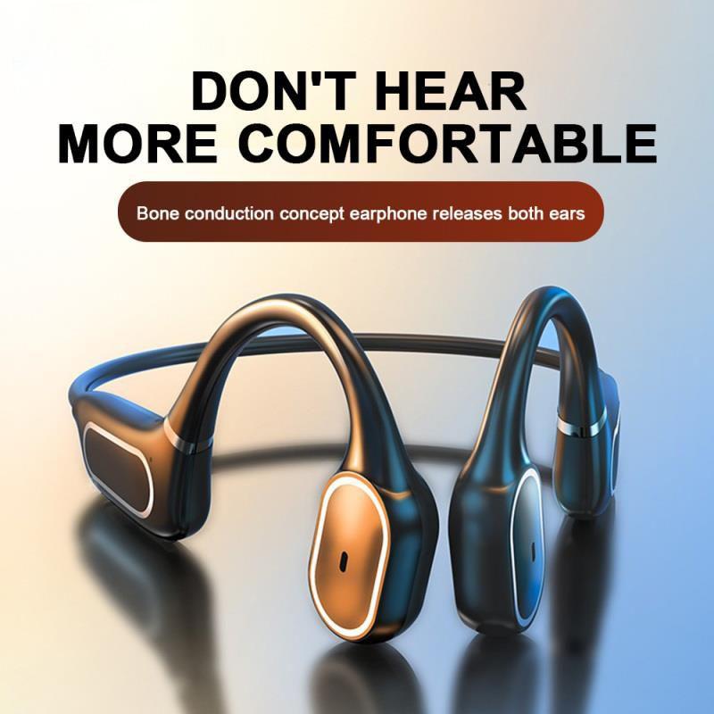 Fone Condução Óssea Bluetooth de Alta Definição Liga de Titânio ...