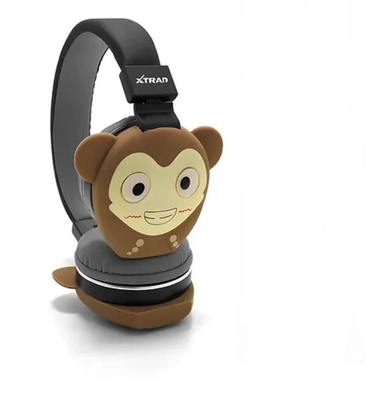 Fone de Ouvido Bluetooth Infantil/Criança de Bichinhos Xtrad-LC-866 ...