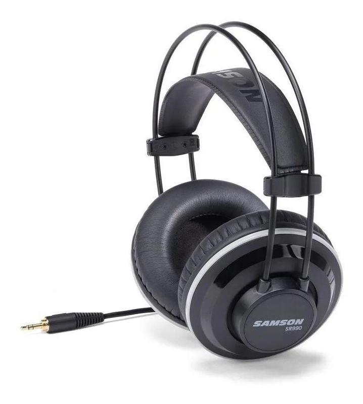 Fone De Ouvido Headphone Supra Auricular Samson Sr990 - Headphone com ...