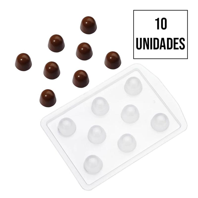 Forma de Silicone Trufa - 20g - 10 Unidades - Crystal Forming - Forma ...