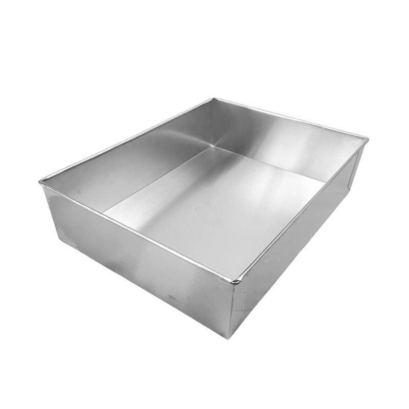 Forma retangular para bolo alta 40x30x10 alumínio - DESTAC FORMAS ...