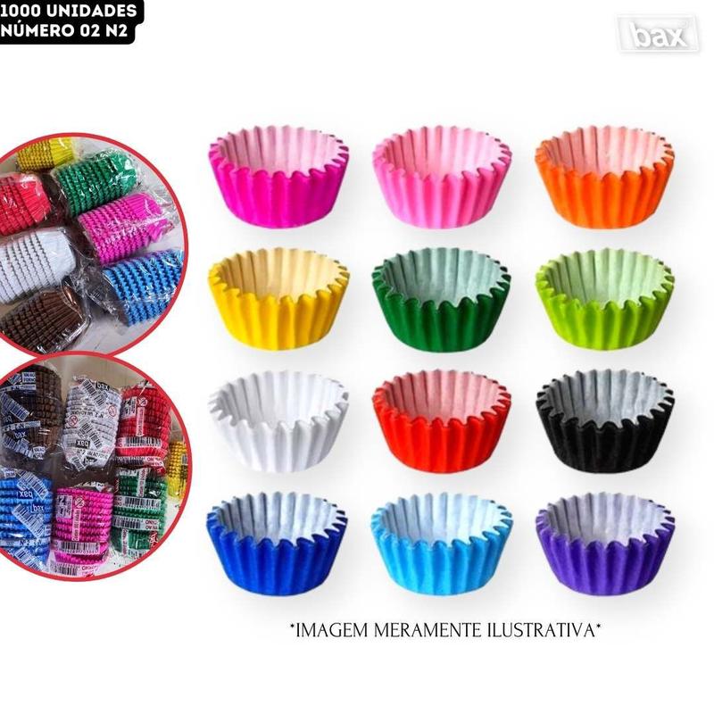 Forminhas Formas de Papel para Doces Docinhos Forneável Bax - Número 02 ...