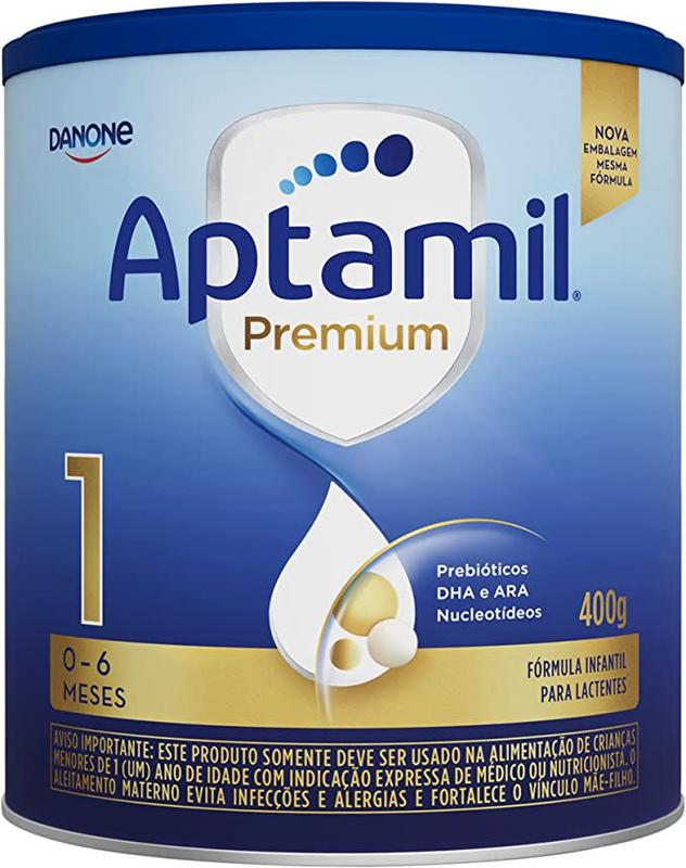 Fórmula Infantil Aptamil Premium 1 0 a 6 Meses com 400g - Fórmula ...