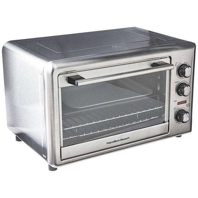 Forno elettrico a convezione 48L con girarrosto e grill 1800W / 6 Forno elettrico a convezione 48L con girarrosto e grill 1800W / 6