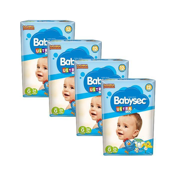FRALDA BABY SEC GALINHA PINTADINHA